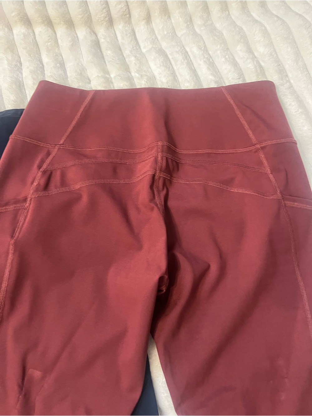 5.11 Tactical Pysical Training Leggings in Navy, Black & Burgundy Sz Medium - Picture 9 of 12